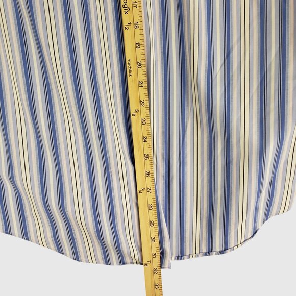 Polo Ralph Lauren Regent Custom Fit Striped Button-Down Shirt Size 15 1/2 -32/33 - Picture 9 of 9